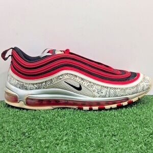 Nike Air Max 97 Jayson Tatum Men's 9.5 Medium White Red Silver Black CJ9780-600